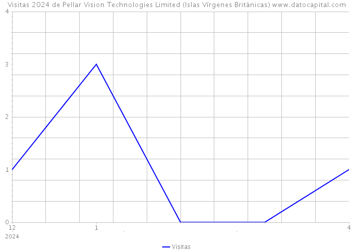 Visitas 2024 de Pellar Vision Technologies Limited (Islas Vírgenes Británicas) 
