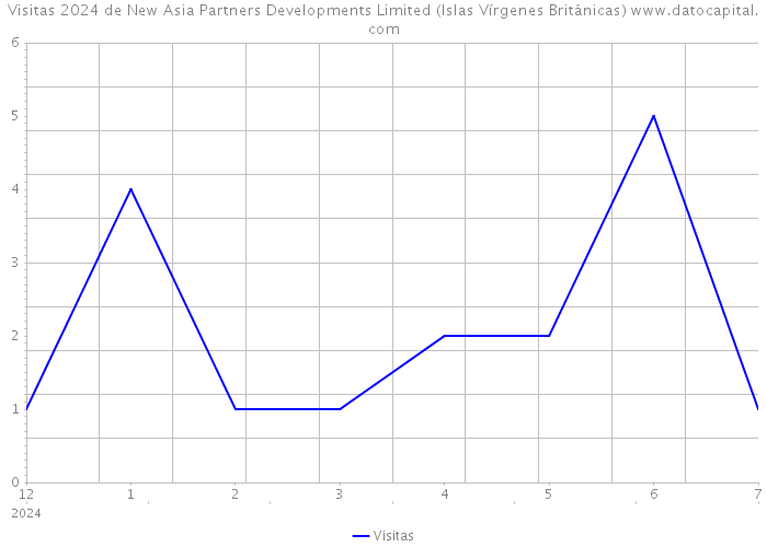 Visitas 2024 de New Asia Partners Developments Limited (Islas Vírgenes Británicas) 