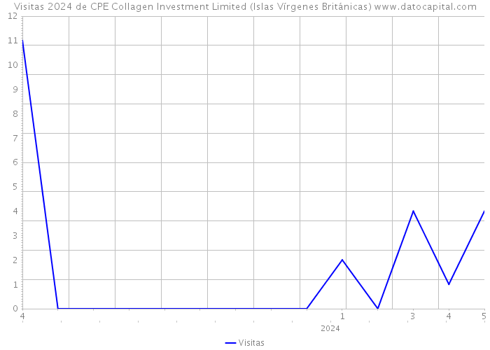 Visitas 2024 de CPE Collagen Investment Limited (Islas Vírgenes Británicas) 