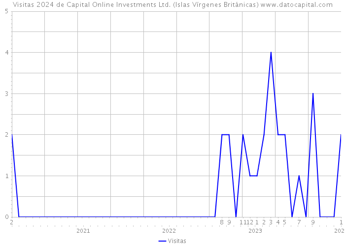 Visitas 2024 de Capital Online Investments Ltd. (Islas Vírgenes Británicas) 