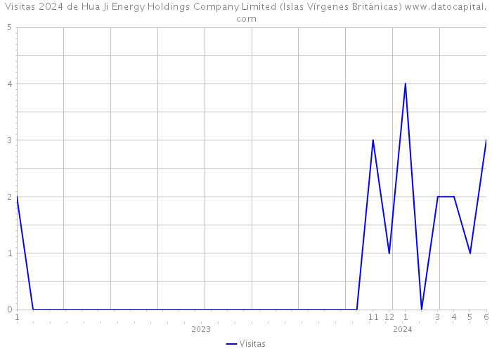 Visitas 2024 de Hua Ji Energy Holdings Company Limited (Islas Vírgenes Británicas) 