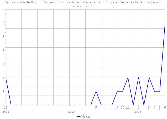 Visitas 2024 de Bright Prosper (BVI) Investment Management Ltd (Islas Vírgenes Británicas) 