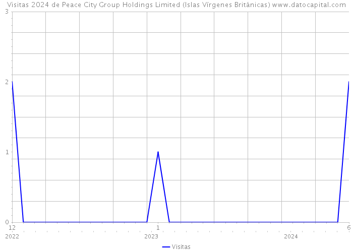 Visitas 2024 de Peace City Group Holdings Limited (Islas Vírgenes Británicas) 