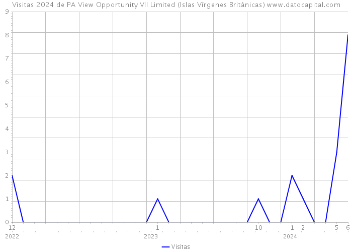 Visitas 2024 de PA View Opportunity VII Limited (Islas Vírgenes Británicas) 