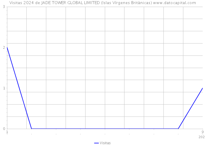 Visitas 2024 de JADE TOWER GLOBAL LIMITED (Islas Vírgenes Británicas) 