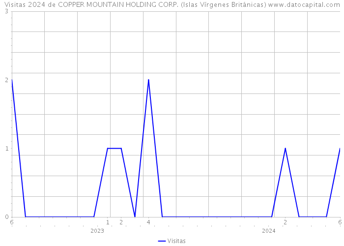 Visitas 2024 de COPPER MOUNTAIN HOLDING CORP. (Islas Vírgenes Británicas) 