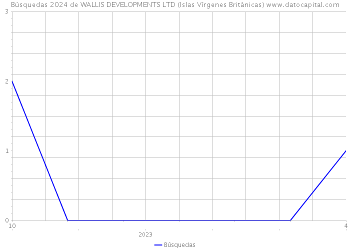 Búsquedas 2024 de WALLIS DEVELOPMENTS LTD (Islas Vírgenes Británicas) 