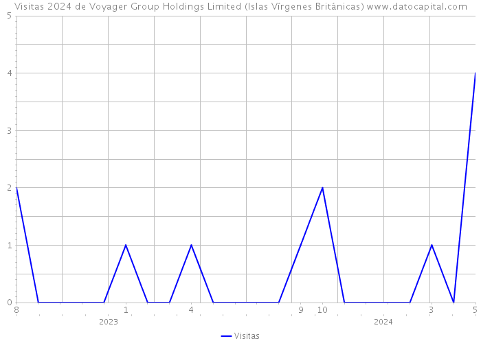 Visitas 2024 de Voyager Group Holdings Limited (Islas Vírgenes Británicas) 