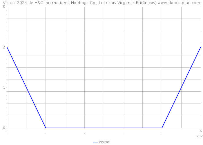 Visitas 2024 de H&C International Holdings Co., Ltd (Islas Vírgenes Británicas) 