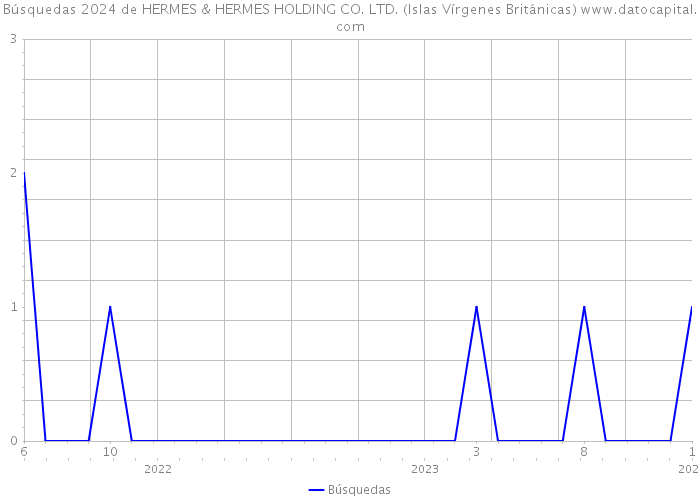 Búsquedas 2024 de HERMES & HERMES HOLDING CO. LTD. (Islas Vírgenes Británicas) 