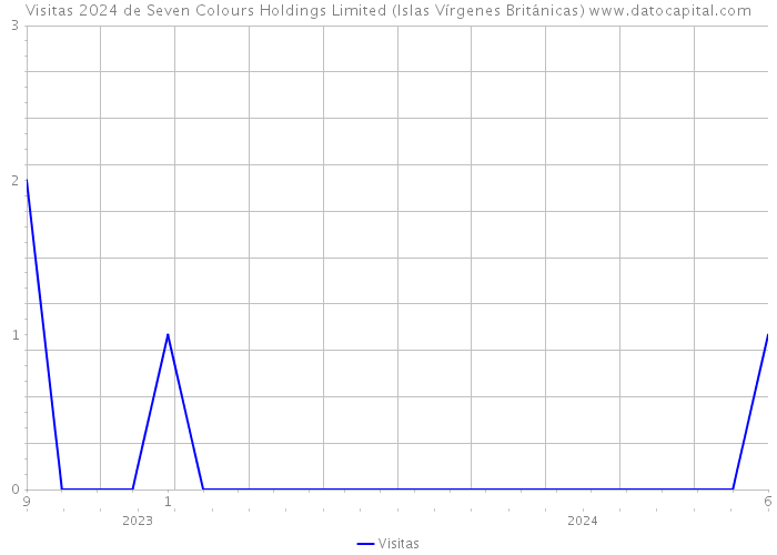 Visitas 2024 de Seven Colours Holdings Limited (Islas Vírgenes Británicas) 
