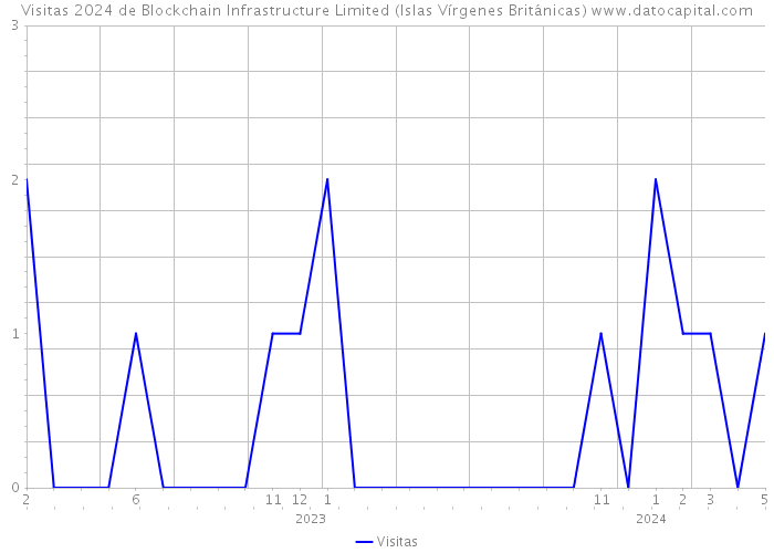 Visitas 2024 de Blockchain Infrastructure Limited (Islas Vírgenes Británicas) 