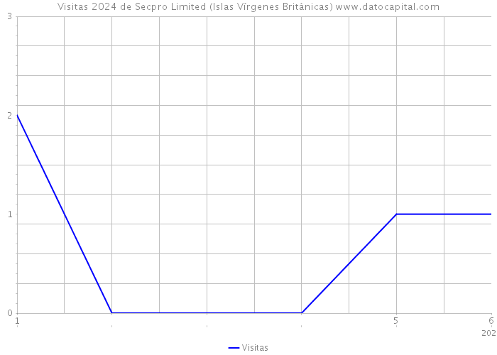 Visitas 2024 de Secpro Limited (Islas Vírgenes Británicas) 