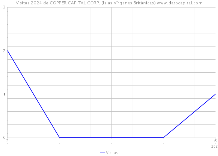 Visitas 2024 de COPPER CAPITAL CORP. (Islas Vírgenes Británicas) 