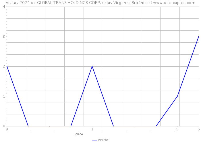 Visitas 2024 de GLOBAL TRANS HOLDINGS CORP. (Islas Vírgenes Británicas) 