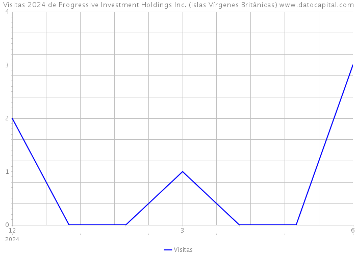 Visitas 2024 de Progressive Investment Holdings Inc. (Islas Vírgenes Británicas) 