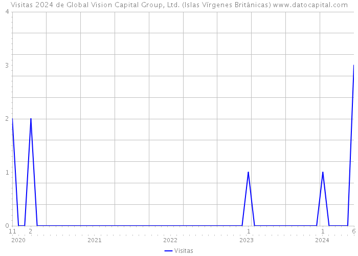 Visitas 2024 de Global Vision Capital Group, Ltd. (Islas Vírgenes Británicas) 