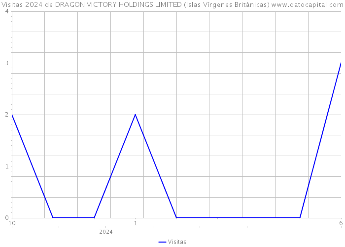 Visitas 2024 de DRAGON VICTORY HOLDINGS LIMITED (Islas Vírgenes Británicas) 