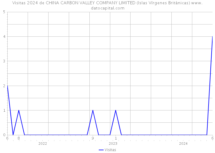 Visitas 2024 de CHINA CARBON VALLEY COMPANY LIMITED (Islas Vírgenes Británicas) 