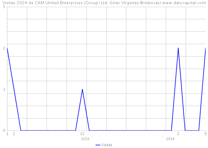 Visitas 2024 de CAM United Enterprises (Group) Ltd. (Islas Vírgenes Británicas) 