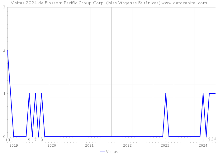 Visitas 2024 de Blossom Pacific Group Corp. (Islas Vírgenes Británicas) 