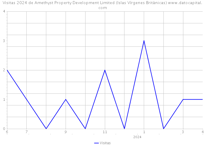 Visitas 2024 de Amethyst Property Development Limited (Islas Vírgenes Británicas) 