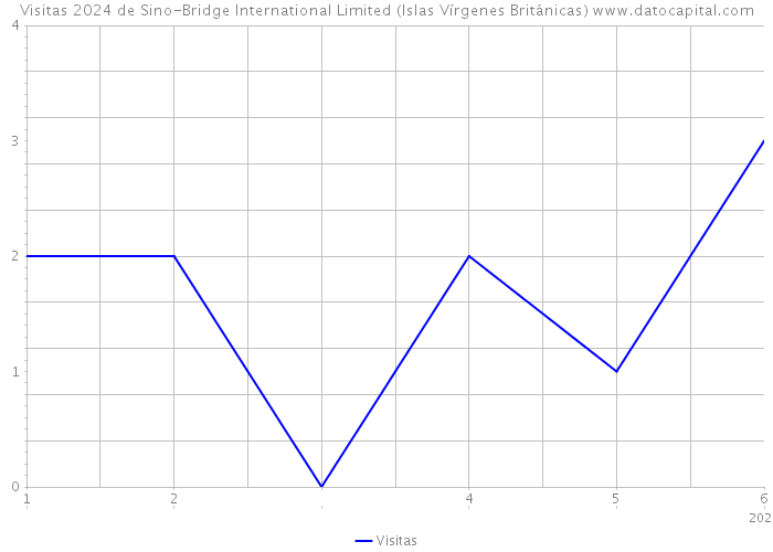 Visitas 2024 de Sino-Bridge International Limited (Islas Vírgenes Británicas) 