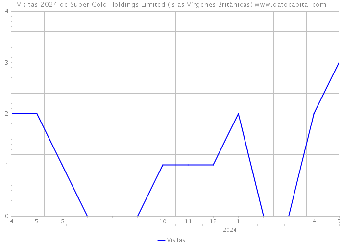 Visitas 2024 de Super Gold Holdings Limited (Islas Vírgenes Británicas) 