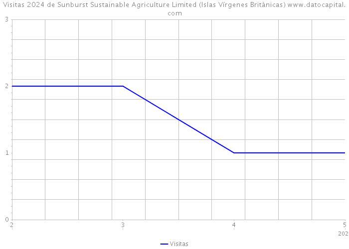 Visitas 2024 de Sunburst Sustainable Agriculture Limited (Islas Vírgenes Británicas) 