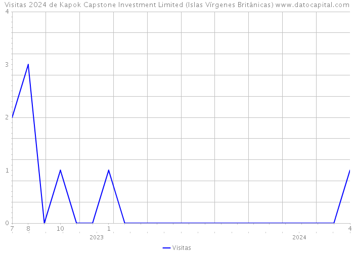 Visitas 2024 de Kapok Capstone Investment Limited (Islas Vírgenes Británicas) 