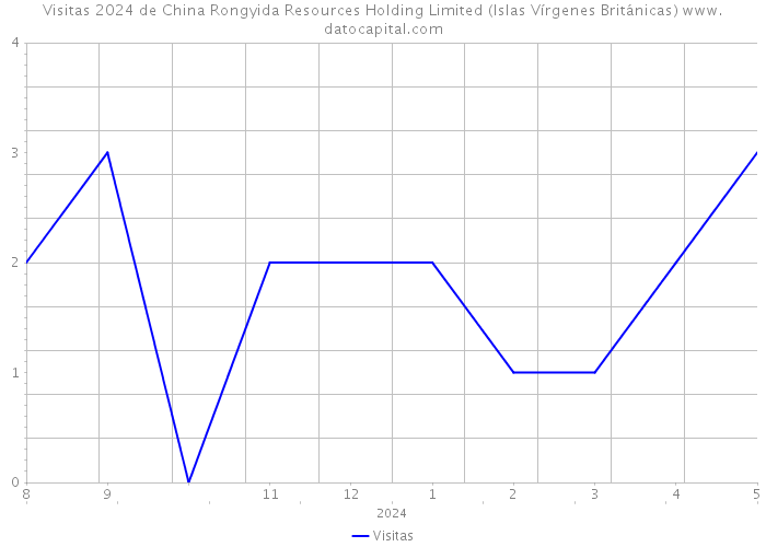 Visitas 2024 de China Rongyida Resources Holding Limited (Islas Vírgenes Británicas) 