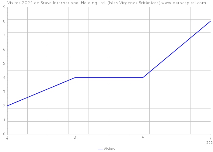 Visitas 2024 de Brava International Holding Ltd. (Islas Vírgenes Británicas) 