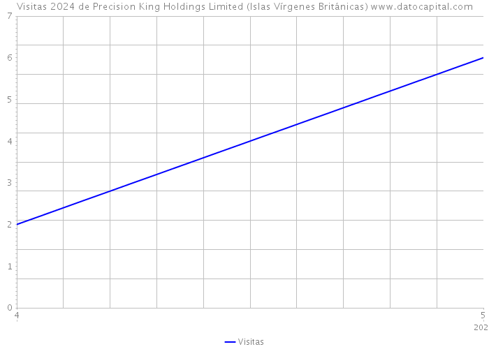 Visitas 2024 de Precision King Holdings Limited (Islas Vírgenes Británicas) 