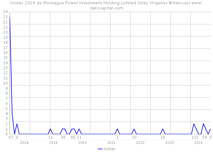 Visitas 2024 de Montague Power Investment Holding Limited (Islas Vírgenes Británicas) 