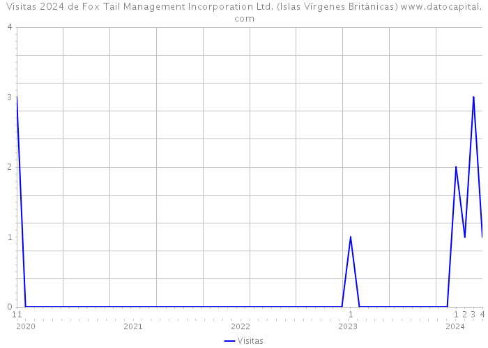 Visitas 2024 de Fox Tail Management Incorporation Ltd. (Islas Vírgenes Británicas) 