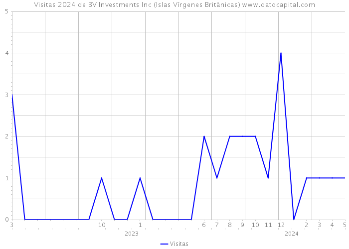 Visitas 2024 de BV Investments Inc (Islas Vírgenes Británicas) 