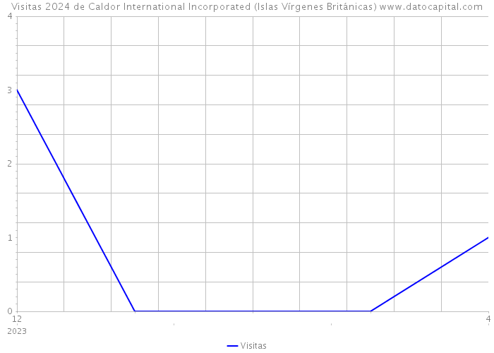 Visitas 2024 de Caldor International Incorporated (Islas Vírgenes Británicas) 