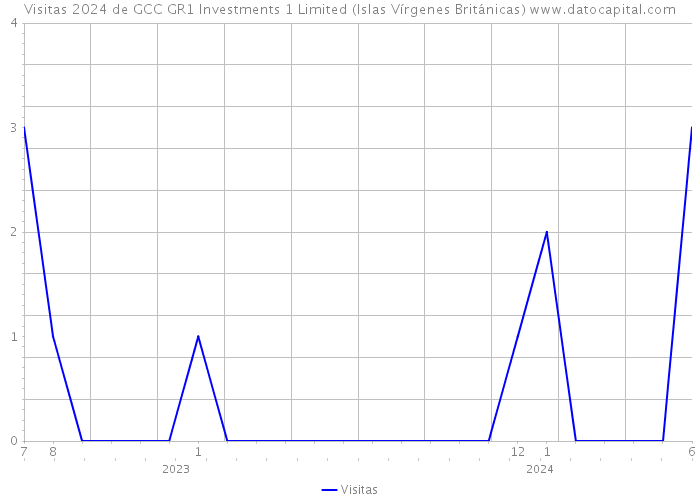 Visitas 2024 de GCC GR1 Investments 1 Limited (Islas Vírgenes Británicas) 