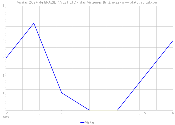 Visitas 2024 de BRAZIL INVEST LTD (Islas Vírgenes Británicas) 