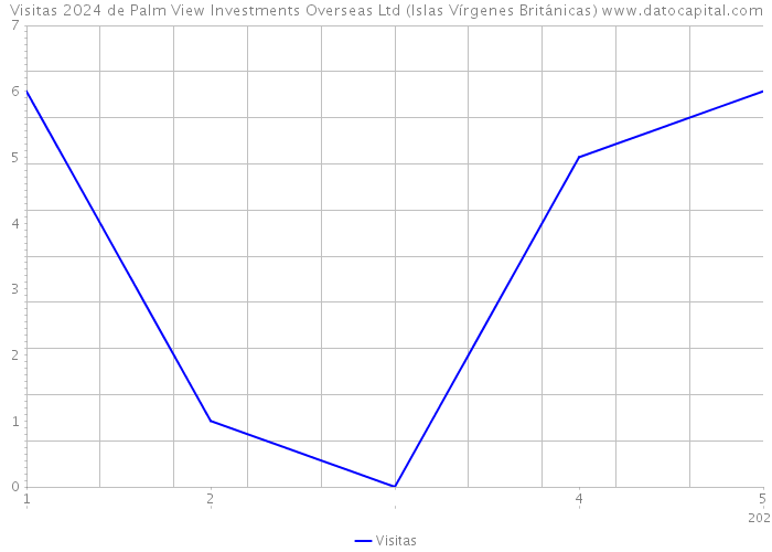 Visitas 2024 de Palm View Investments Overseas Ltd (Islas Vírgenes Británicas) 