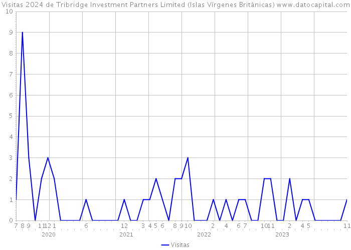 Visitas 2024 de Tribridge Investment Partners Limited (Islas Vírgenes Británicas) 