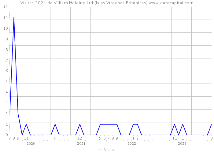 Visitas 2024 de Villiam Holding Ltd (Islas Vírgenes Británicas) 