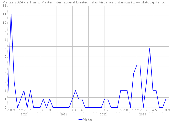 Visitas 2024 de Trump Master International Limited (Islas Vírgenes Británicas) 