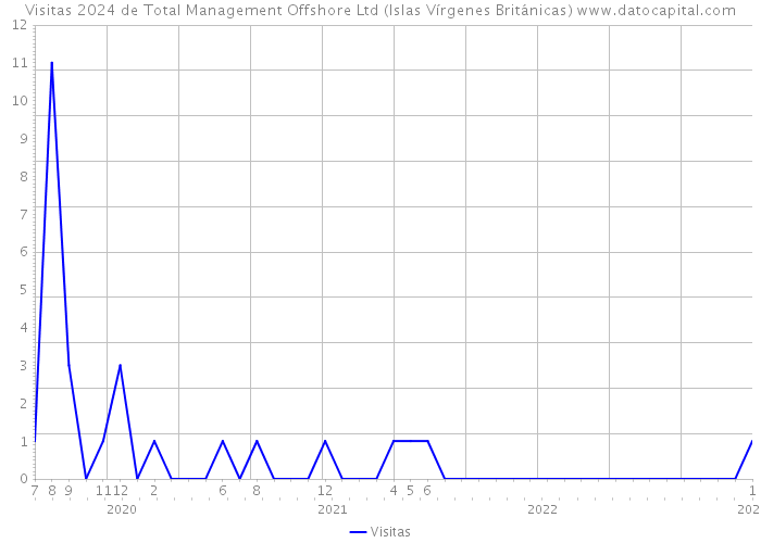 Visitas 2024 de Total Management Offshore Ltd (Islas Vírgenes Británicas) 
