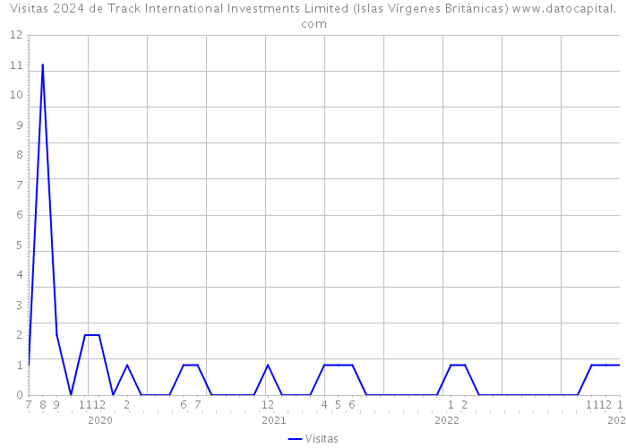 Visitas 2024 de Track International Investments Limited (Islas Vírgenes Británicas) 