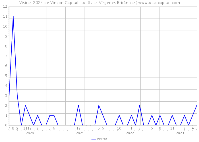Visitas 2024 de Vinson Capital Ltd. (Islas Vírgenes Británicas) 