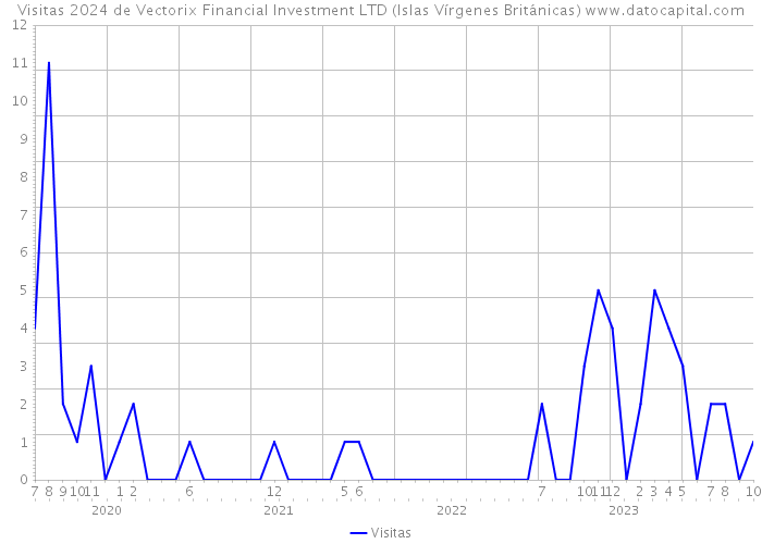 Visitas 2024 de Vectorix Financial Investment LTD (Islas Vírgenes Británicas) 