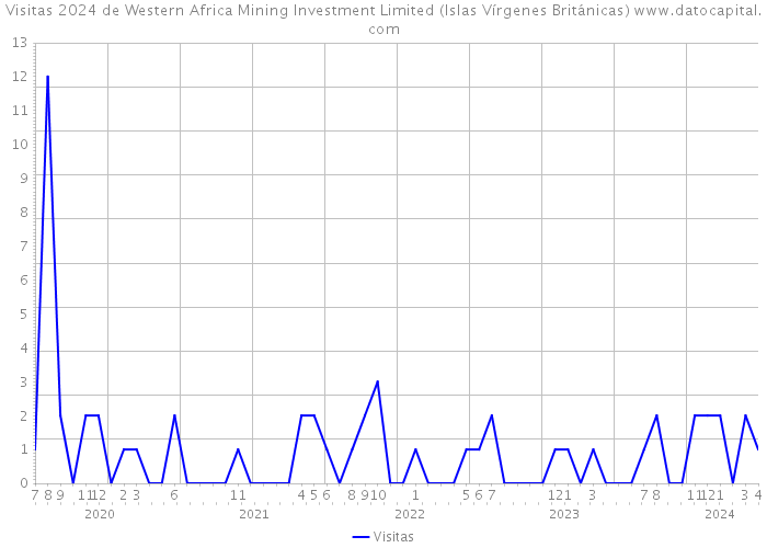 Visitas 2024 de Western Africa Mining Investment Limited (Islas Vírgenes Británicas) 