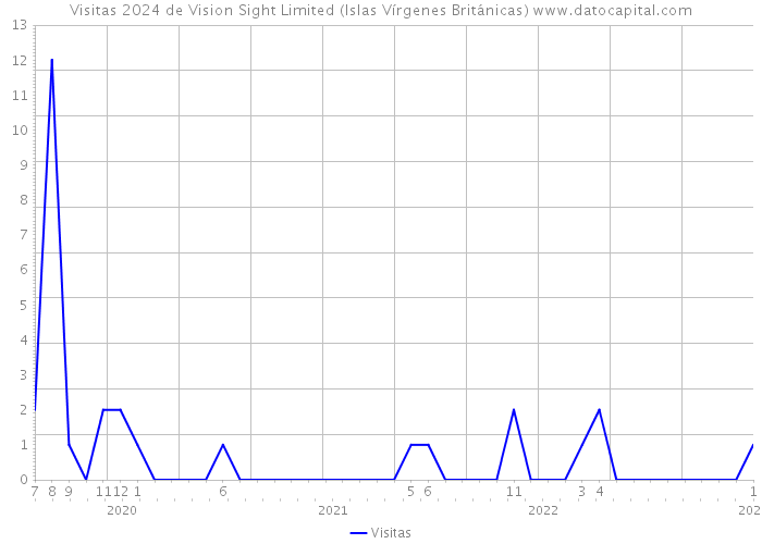 Visitas 2024 de Vision Sight Limited (Islas Vírgenes Británicas) 