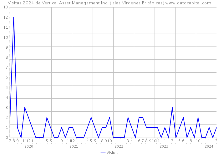 Visitas 2024 de Vertical Asset Management Inc. (Islas Vírgenes Británicas) 